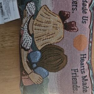 Embroidered Friendship Pillow